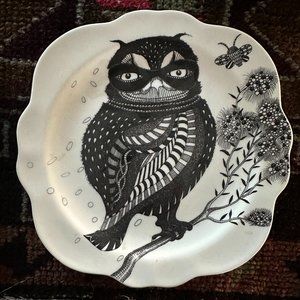Anthropologie Owl 7" Plate